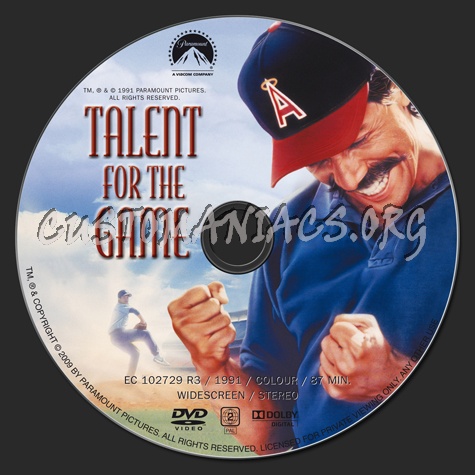 Talent for the Game dvd label