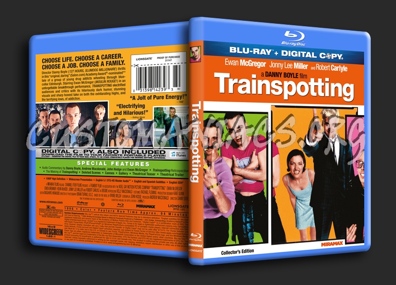 Trainspotting blu-ray cover