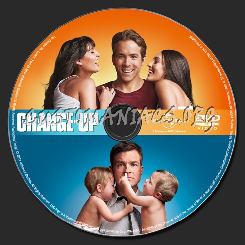 The Change-Up dvd label