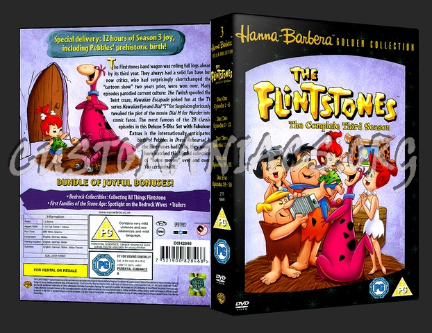 The Flintstones Series 3 dvd cover