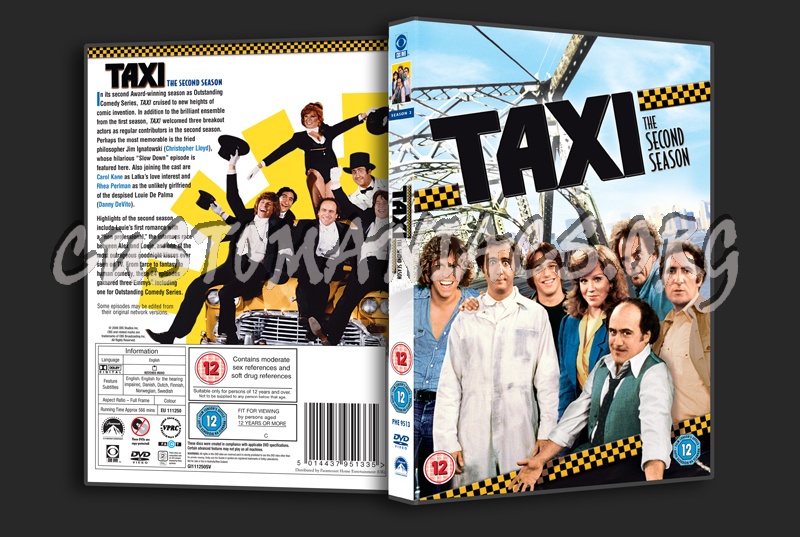 Taxi Season 2 dvd cover