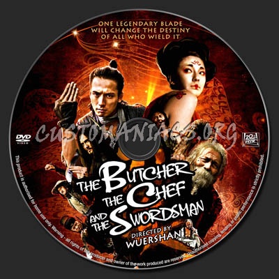 The Butcher, The Chef And The Swordsman dvd label