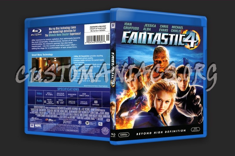 Fantastic Four blu-ray cover