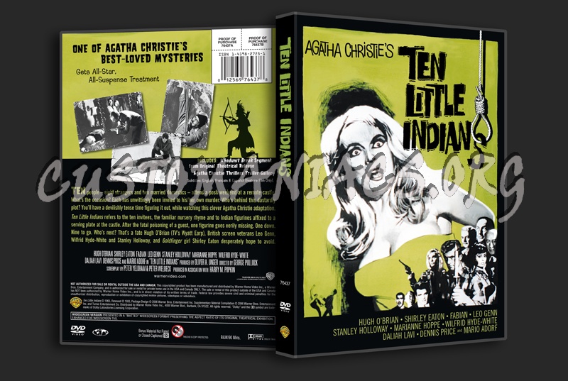 Ten Little Indians dvd cover