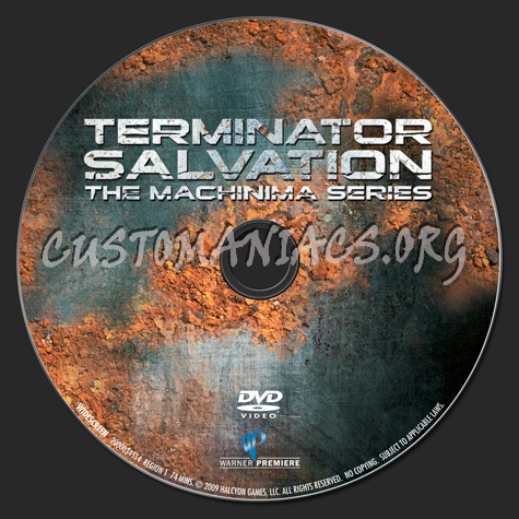 Terminator Salvation  The Machinima Series dvd label