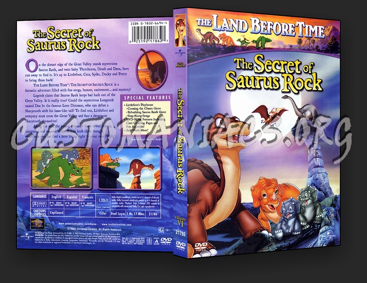 The Land Before Time The Secret Of Saurus Rock dvd cover