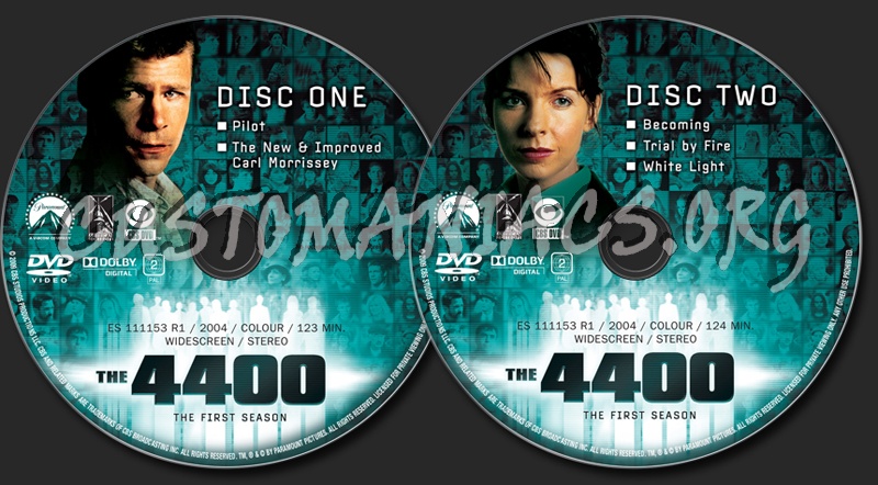 The 4400 Season 1 dvd label