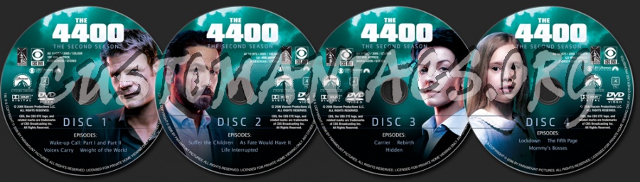 The 4400 Season 2 dvd label