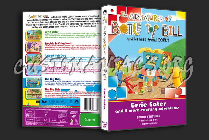 The Adventures of Bottle Top Bill: Eerie Eater dvd cover