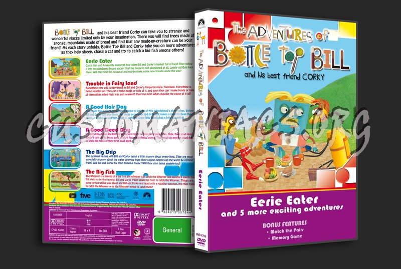 The Adventures of Bottle Top Bill: Eerie Eater dvd cover