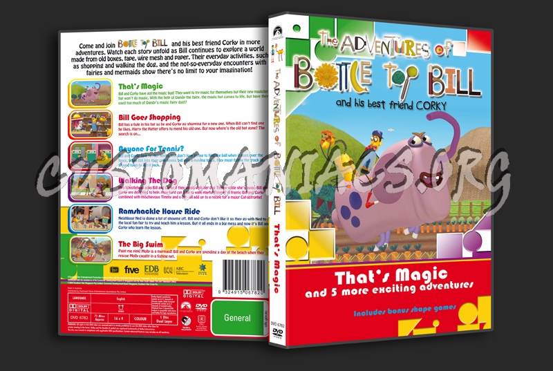 The Adventures of Bottle Top Bill: That's Magic dvd cover