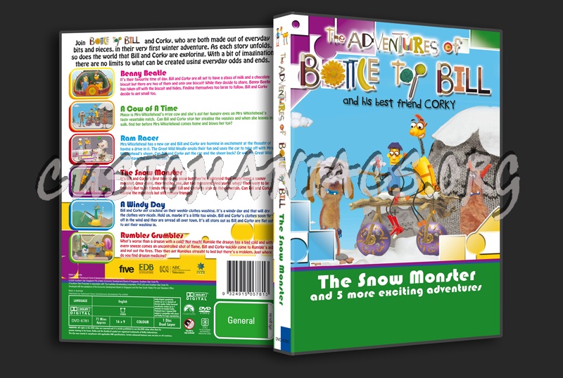 The Adventures of Bottle Top Bill:  The Snow Monsters dvd cover