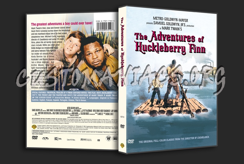 The Adventures of Huckleberry Finn dvd cover