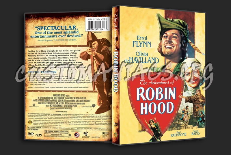 The Adventures of Robin Hood dvd cover