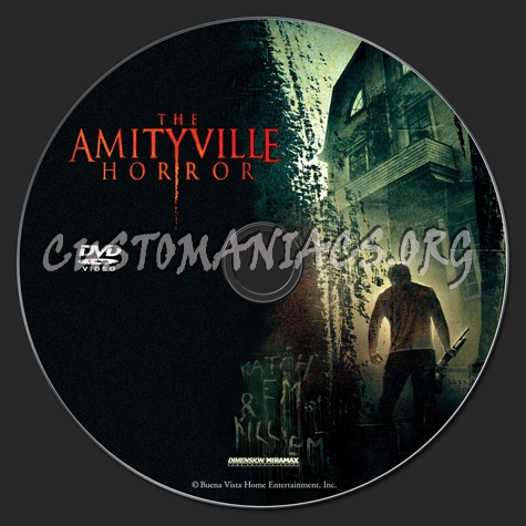 The Amityville Horror dvd label