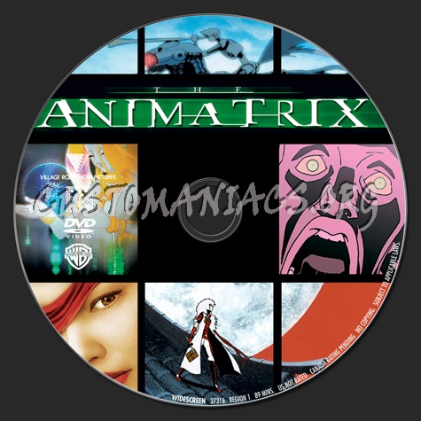 The Animatrix dvd label