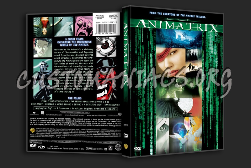 The Animatrix dvd cover