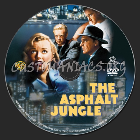 The Asphalt Jungle dvd label