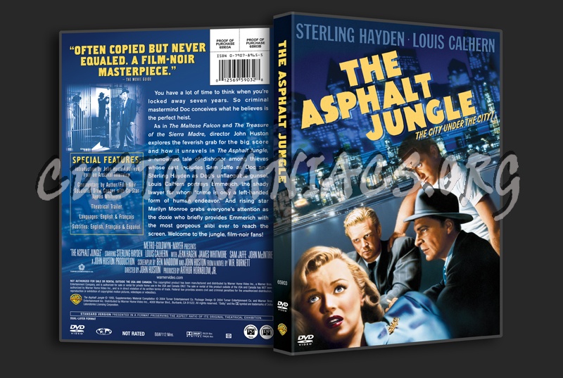 The Asphalt Jungle dvd cover