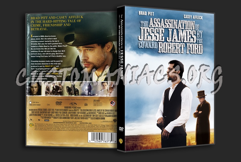 The Assassination of Jesse James by the Coward Robert Ford dvd cover