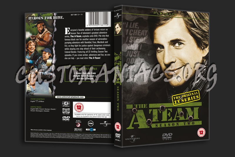 The A-Team Season 2 dvd cover