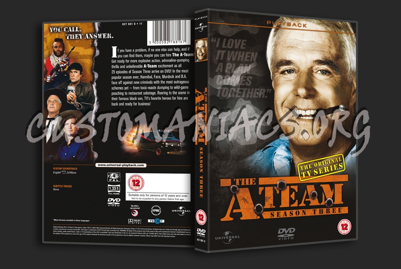 The A-Team Season 3 dvd cover