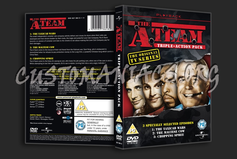 The A-Team Triple-Action Pack dvd cover