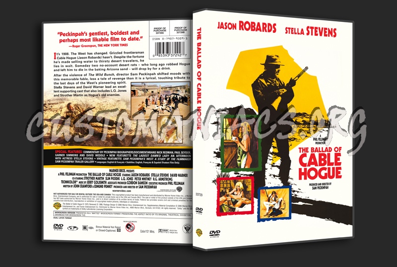 The Ballad of Cable Hogue dvd cover