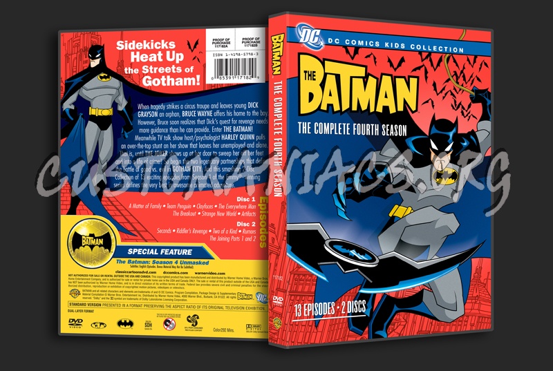 The Batman Season 4 dvd cover