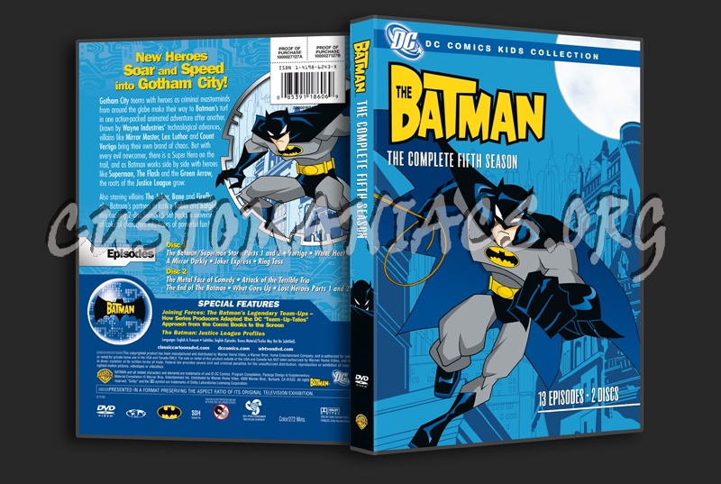 The Batman Season 5 dvd cover