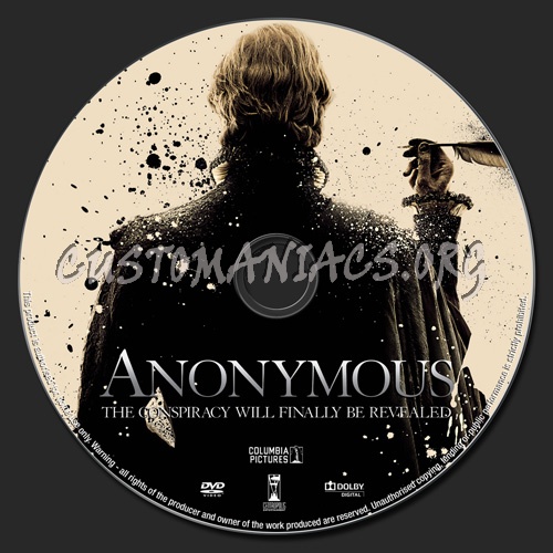 Anonymous dvd label