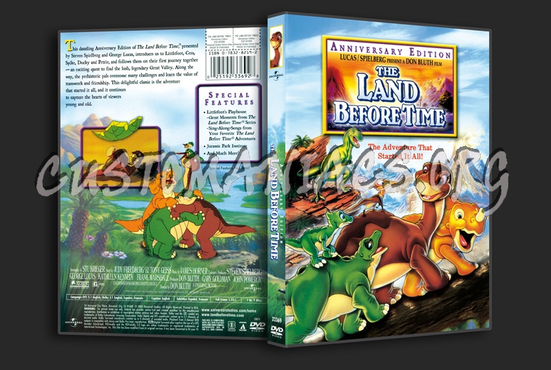 The Land Before Time Anniversary Edition dvd cover