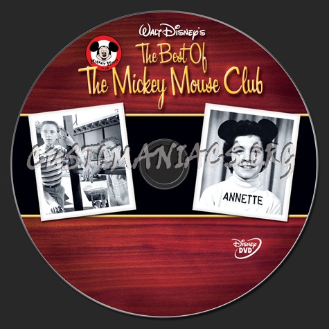 The Best of the Mickey Mouse Club dvd label