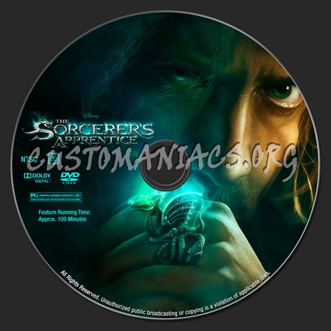 The Sorcerer's Apprentice dvd label