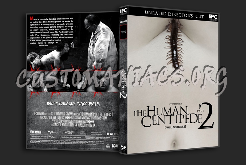 The Human Centipede II (Full Sequence) dvd cover