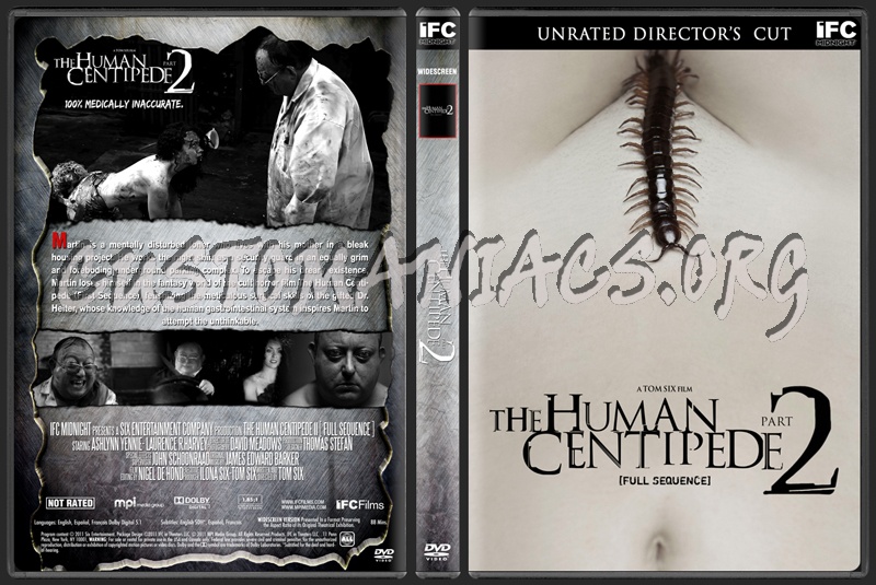 The Human Centipede II (Full Sequence) dvd cover