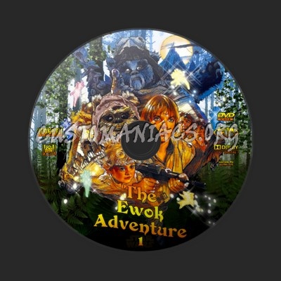 The Ewok Adventure dvd label