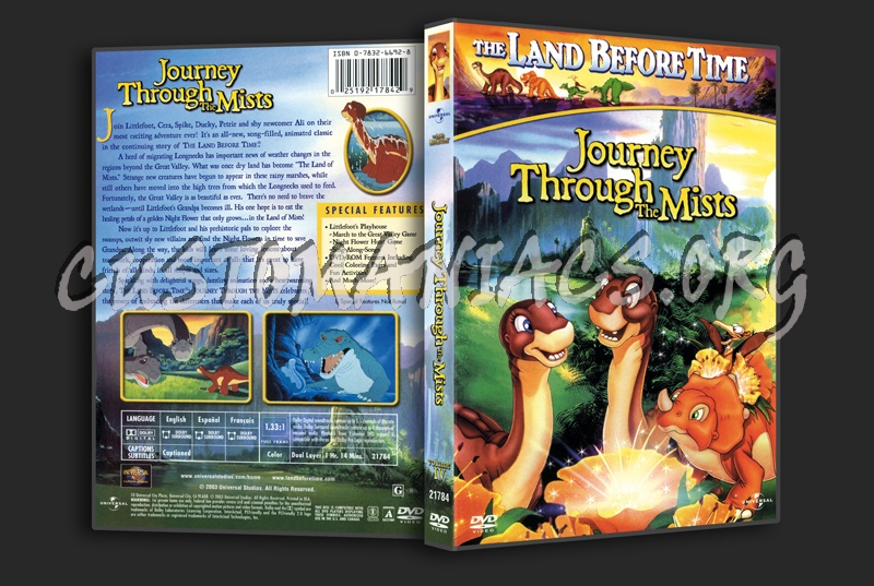 The Land Before Time  Journey Through the Mists dvd cover