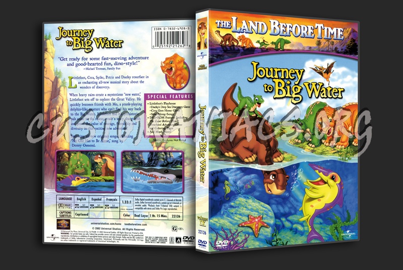 The Land Before Time  Journey to Big Water dvd cover