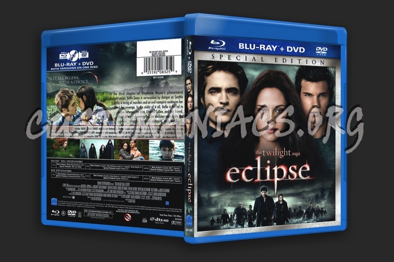 The Twilight Saga: Eclipse blu-ray cover