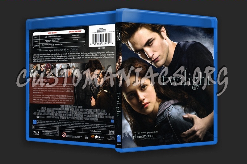 The Twilight Saga: Twilight blu-ray cover