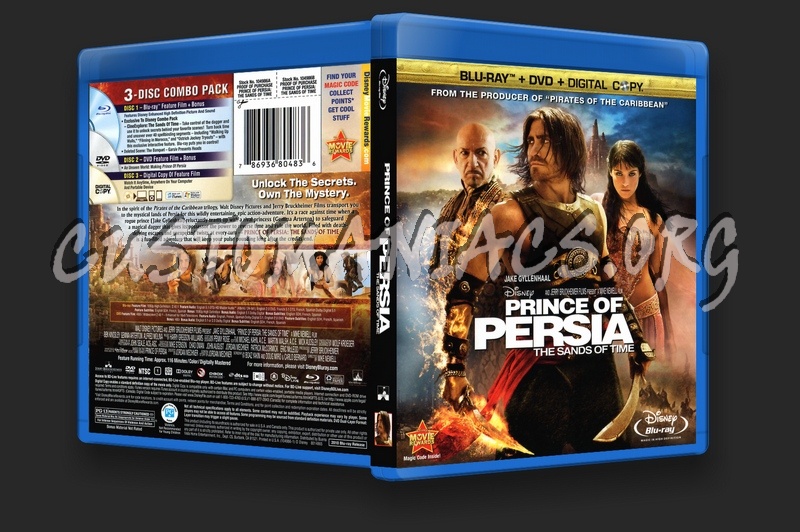 Prince of Persia: The Sands of Time blu-ray cover