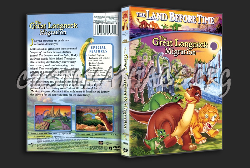 The Land Before Time X The Great Longneck Migration dvd cover
