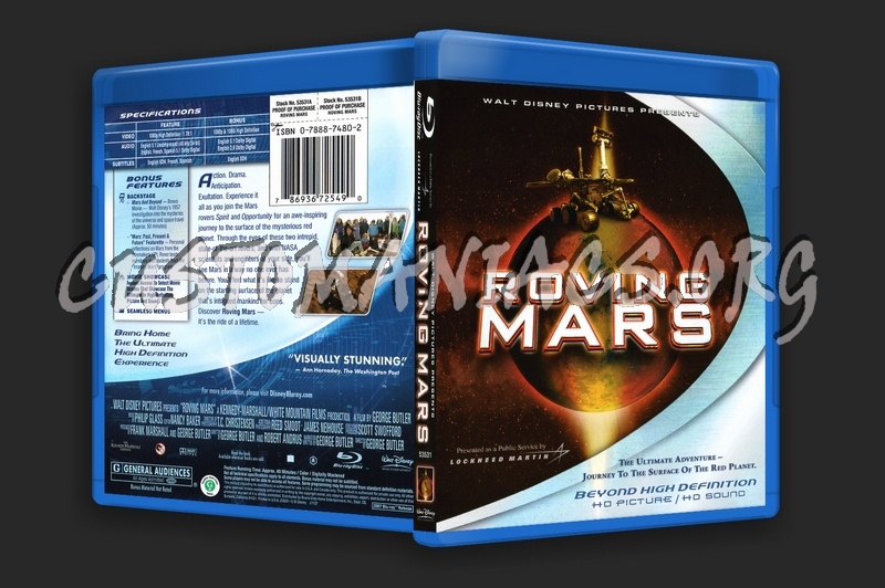 Roving Mars blu-ray cover