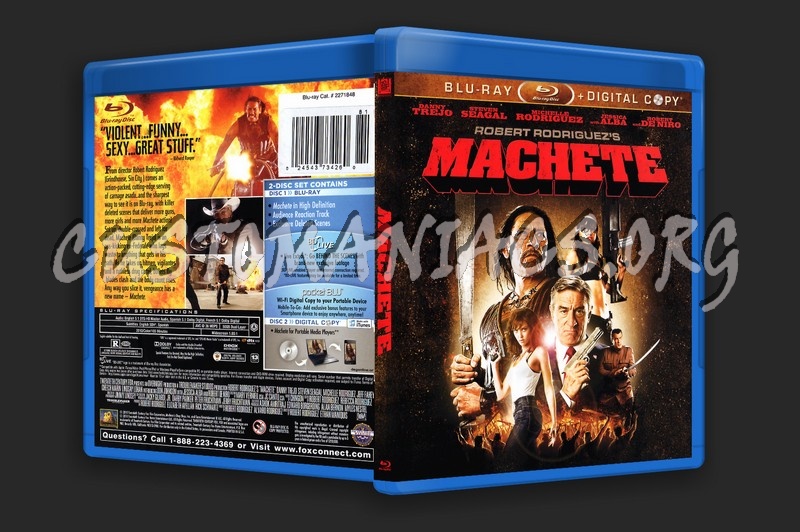 Machete blu-ray cover