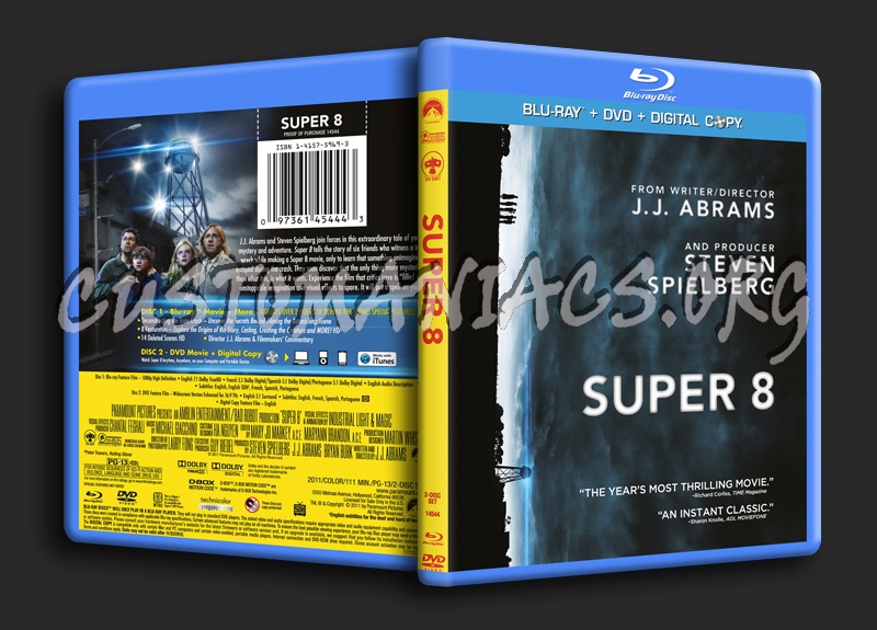 Super 8 blu-ray cover