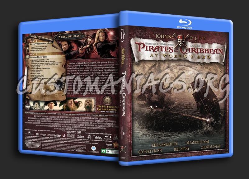 Pirates Of The Caribbean: At World's End blu-ray cover
