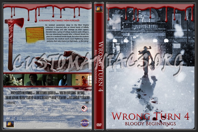 Wrong Turn 4 Bloody Beginnings dvd cover