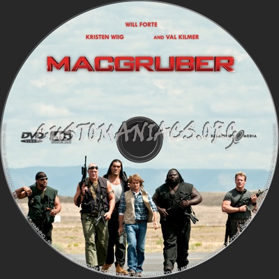 Macgruber dvd label