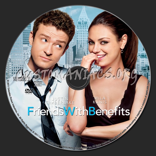 Friends With Benefits dvd label